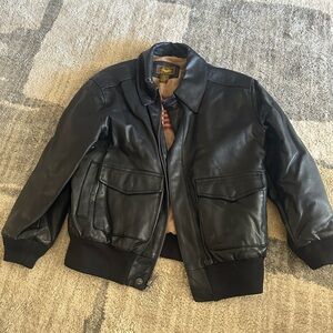 Black Bomber style Jacket